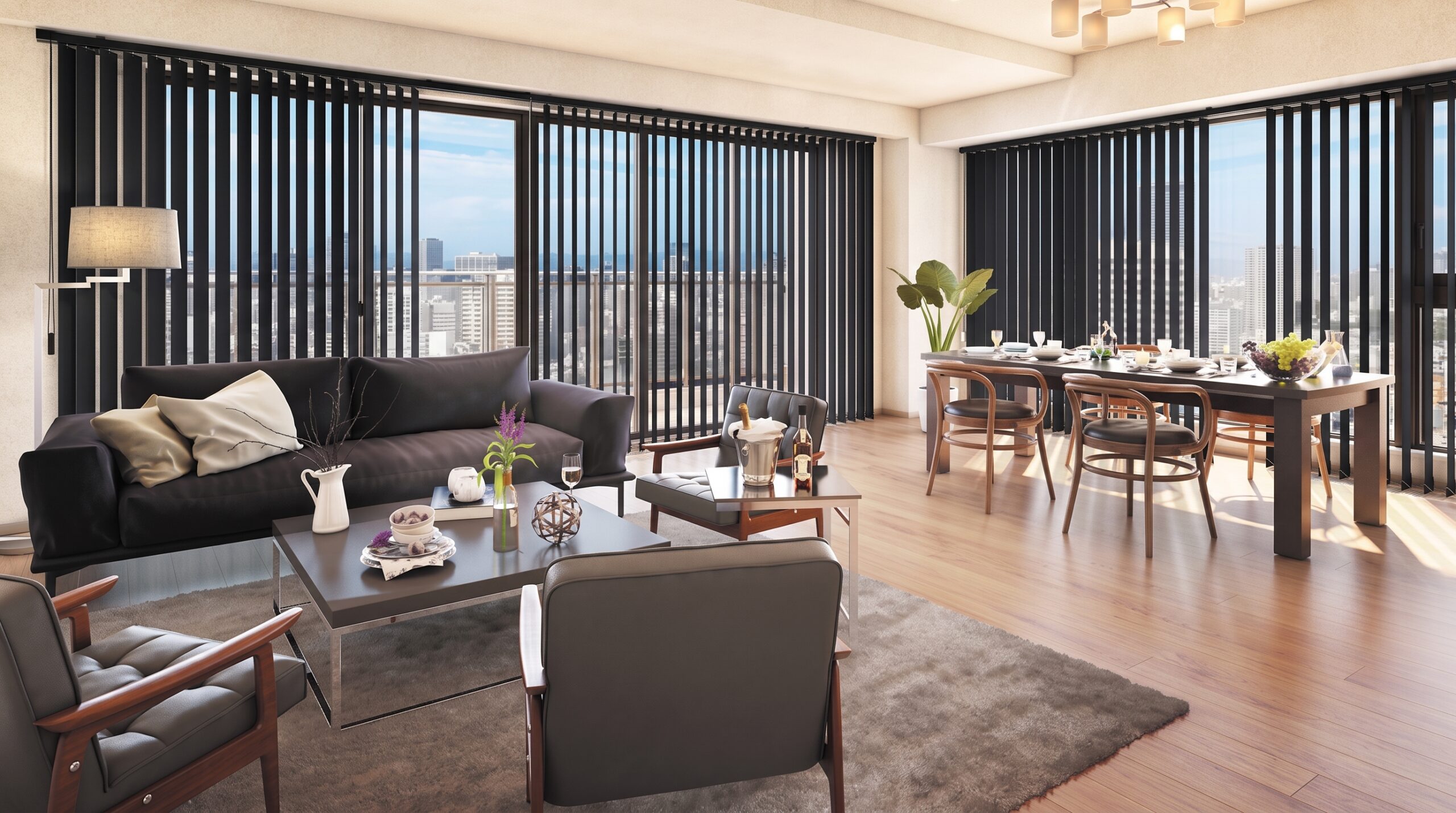 Elegant custom window treatments
